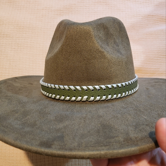 NWT Anthropologie Two-Tone Rancher Cowboy Hat main image 4